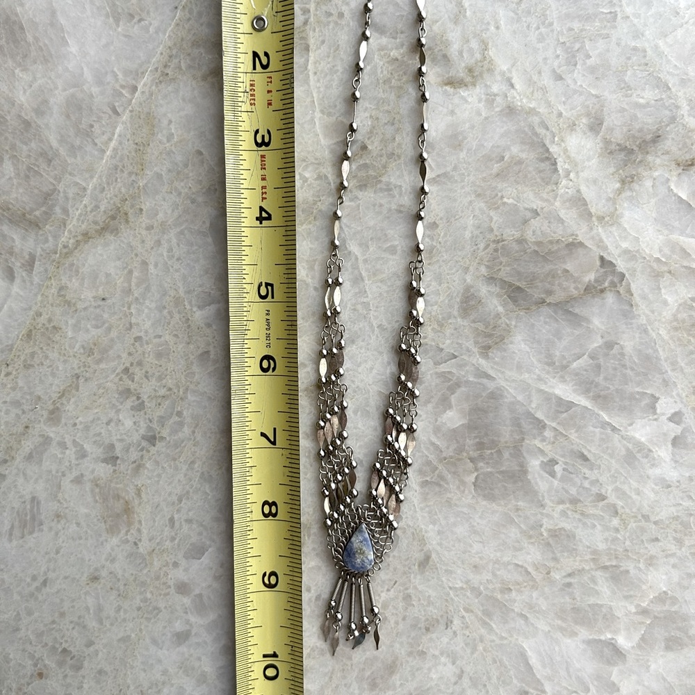 Stunning silver choker style necklace. Perfect accent piece for any outfit! - Picture 10 of 11